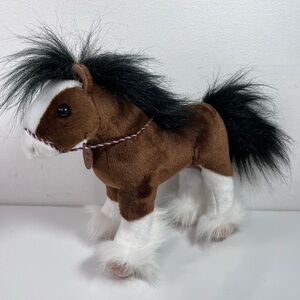 Breyer Horse Brown & White‎ A Horse Of My Very Own Plush Clydesdale 11" Stuffed